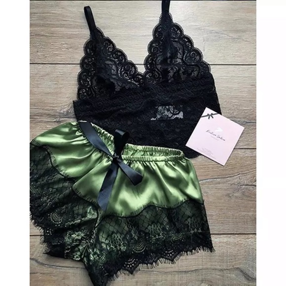 Other - 🟢 Sexy PJ Set Green 🟢